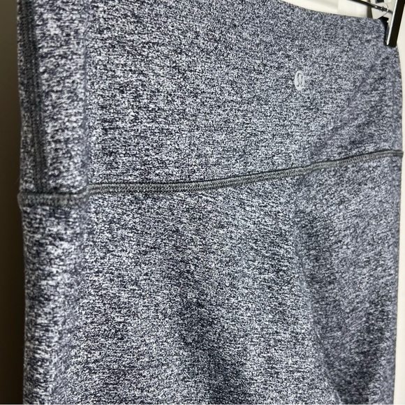 Lululemon Leggings Wunder Under 12 High-Rise Tight 25" Heathered Black Grey Yoga - Picture 12 of 14